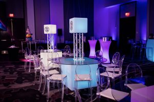 Light up event furniture rental for a stylish Sarasota celebration